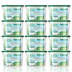 YEATHER 12 Pack Fragrance Free Moisture Absorber, Portable Dehumidifier Moisture Absorber for Closet Bathroom, Wardrobes, Kitchen, Laundry (16.9oz, Green)