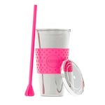 Copco Sierra Cold Tumbler with Straw, 24-Ounce, Hot Pink