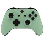 eXtremeRate Matcha Green Front Housing Shell Cover for Xbox One S/X Controller, Replacement Parts Custom Case Faceplate for Xbox One Wireless Controller 1708 - Controller NOT Included