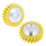 W10112253 Mixer Worm Gear Replacement, Compatible with Whirlpool KitchenAid Kenmore Mixers, Replaces 4162897 AP4295669 4169830 - (2 Pack)