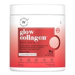 WELLBEING NUTRITION Glow Collagen with Glutathione|Collagen Supplements Marine Collagen Powder with SkinAx², Resveratrol, Bromelain & Goji Berry|250g - Tropical Bliss Flavor, 1 count, 25 servings