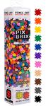 Pix Brix Pixel Art Puzzle Bricks – 1,500 Piece Pixel Art Kit, Dark Color Palette – Patented Interlocking Building Bricks