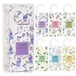 MYARO Sachets for Drawers and Closets Sachet Bags Closet Air Fresheners Hanging Large 12 Packs Potpourri Bags Long-Lasting 6 Scents Option- Lavender, Rose, Jasmine, Ocean, Vanilla, Lily