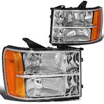 DNA Motoring HL-OH-GMCSIE07-CH-AM Headlight Assembly (Driver and Passenger Side)