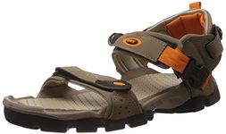 Sparx mens SS 502 | Latest, Daily Use, Stylish Floaters | Orange Sport Sandal - 9 UK (SS 502)