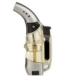 zhart Jet Straight Flame Butane Spray Torch Lighter Comes Without Gas(Multicolor,Plastic)