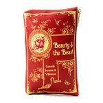 Well Read Beauty and The Beast Book Themed Pouch Purse for Book Lovers - Ideal Literary Gifts for Book Club, Readers, Authors & Bookworms - Clutch Wallet for Women