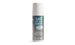 Salt of the Earth - Natural Deodorant Roll On for Men - Certified 100% Natural Origin Ingredients - Vegan, Long Lasting Protection, Leaping Bunny Approved - Made in the UK - Vetiver & Citrus - 75ml