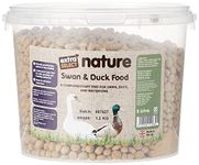 Extra Select Premium Swan and Duck Food Floating Pellets - Nutritious and Healthy Feed for Wild Geese, Ducklings and Waterfowl - Resealable Bucket 3 Ltr