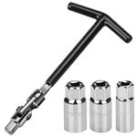 oumuik Spark Plug Wrench Set 4Pcs,Car Repair Parts Spark Plug Set, Car Repair Tool, Heavy Duty Chrome Spark Plug Removal 16mm 18mm & 21mm Tool Wrench suitable for Motorcycle