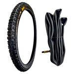 MATELCO 26 x 2.35 Cycle Tyre Tube Combo for MTB Cycle (Black) (Double Combo)