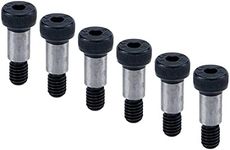 Sydien 6 Pcs Alloy Steel Hexagon Socket Head Shoulder Screw Bolt 1/2" Shoulder Dia 1-1/2" Shoulder Length 3/8"-16 UNC Thread