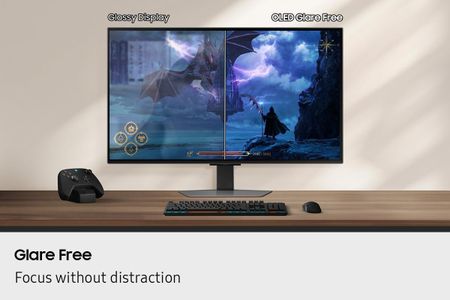 Samsung Odyssey G8 27" OLED 4K Gaming Monitor – Ultra-Fast Display