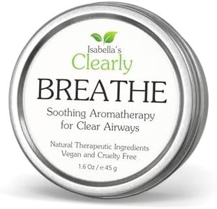 BREATHE Easy, Natural Aromatherapy Essential Oil Blend for Sinus and Nasal Congestion Relief, Seasonal Allergie, Chest Rub | For Adults, Kids, Toddlers, Babies with Peppermint + Eucalyptus | USA Made