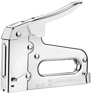 Arrow T50 Heavy Duty Staple Gun for Upholstery, Wood, Crafts, DIY and Professional Uses, Manual Stapler Uses 1/4”, 5/16”, 3/8", 1/2", or 9/16” Staples