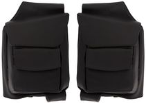 Kuryakyn 5289 Motorcycle Travel Luggage: Saddlebag Guard Storage Organizer Pouches for 1993-2019 Harley-Davidson Touring Motorcycles, Black, 1 Pair