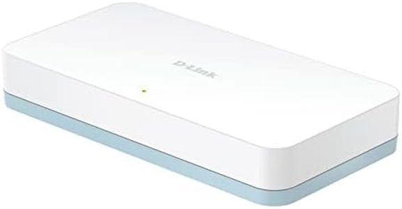 D-Link DGS-1008D Switch 8 Porte Gigabit, Struttura in Plastica