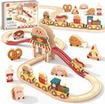 Lehoo Castle Wooden Train Set for T