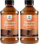 High Absorption Thyroid Support Supplement - Vegan Liquid Iodine Supplements for Thyroid Support for Women and Men with Myo-Inositol Selenium and Stinging Nettle for Enhanced Energy and Focus 2 Pack