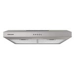 FIREGAS 60cm Visor Cooker Hood Undercabinet Hoods Stainless Steel Wall Mounted Kitchen Extractor Fan,Silver