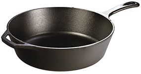 Lodge L10DSK3 12" Deep Cast Iron Skillet, Black, 12"