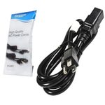 HQRP 6ft AC Cord for Precor PPP45657144 PPP000000045657144 P0645657144 932 932i 934 934i 936i C936i 9.31 9.33 9.33i 9.35 9.35i Treadmill Mains Cable Power HQRP Coaster