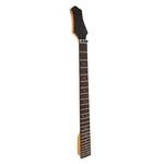 Guitar Neck Fingerboard, Electric Guitar Neck 24 Fret Smoothly Wood Beautiful Texture for Performance