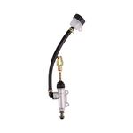 WOOSTAR Rear Foot Brake Master Cylinder with Fluid Reservoir Replacement for 110cc 125cc 150cc 200cc 250cc Taotao ATV 4 Wheeler Quad Dune Buggy Scooter