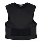 SafeGuard Clothing CoolMAX Bullet Proof Level II + Stab Level 1 Covert Vest - Black, L, (CMAX-COV-210-BLK)