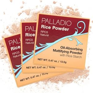 Palladio Rice Powder RPO3 Natural, Pack of 3