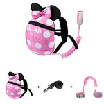 Toddler Leashes Backpacks with Anti Lost Wrist Link Wristband for 1 to 5 Years Kids Girls Boys Safety