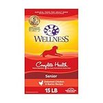 Wellness Natural Pet Food Super5Mix Dry Dog Food, Just for Seniors Recipe , 15-Pound Bag