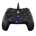 THE G-LAB K-Pad Thorium USB Wired PC & PS3 Gaming Controller with Built-in Vibration, Wired Gamepad - Manette de jeu pour PC Windows XP-7-8-10, PS3 et Android TV Box, Noir