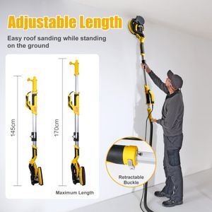 HYCHIKA Electric Drywall Sander – Adjustable Speed Wall Polisher