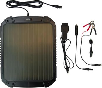 AA 12V Solar Car Battery Charger – Portable Trickle Maintainer