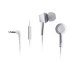 PANASONIC RP-TCM115E-W In-Ear Headphones Headset Mobile Phone Interchangeable Passport Pieces S/M/L White