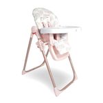 My Babiie MBHC8 Premium Highchair – Adjustable, 3 Recline Positions, 6 Height Settings, Removable Tray, Padded Seat, Foldable, for Toddler, from 6 Months to 3 Years (15kg) – Billie Faiers Rose Gold