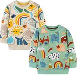 GFQLONG 2 Pack Toddler Boys Long Sl