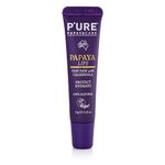 P'URE PAPAYA CARE Vegan Lip Balm 10g - Papaya Lips - Natural Paw Paw Lip Balm - Jojoba, Calendula, Shea Butter Lip Balm - Organic Lip Balm Lip Treatment for Dry Cracked Lips - Cruelty Free