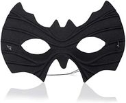 Skeleteen Bat Eye Mask Costume - Superhero Black Bat Face Masks Dress Up Costume Accessories for Adults and Kids