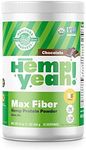 Manitoba Harvest Hemp Yeah! Organic Max Fiber Protein Powder, Omegas 3&6 per Serving, Chocolate, 16 Ounce, Packaging May Vary