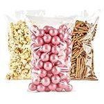 Prestee 200pk Self-Sealing Clear Plastic Cellophane Bags, 6x10 Goody Bags, Candy Bags for Candy Buffet, Cookie Bags for Gift Giving, Clear Treat Bags Self-Sealing, Cellophane Treat Bags (200 Pack)