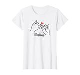 Bestie Pinky Promise & Cute Heart | Kids Girls BFF Matching T-Shirt