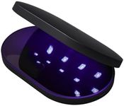 ohora Pro Portable Gel Lamp (Black) - 11W Max, Timer (60s), Portable Lamp for Curing Gel Nail Art, Polish, Stickers and Strips