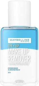 Maybelline New York Eye + Lip Makeup Remover, Bi-phase, Efficiently removes waterproof makeup, 40ml