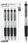 Uniball Signo 207 Impact RT Retractable Gel Pen, 4 Black Pens, 1.0mm Bold Point Gel Pens| Office Supplies by Uni-ball Japanese Pens, Colored Pens, Fine Point, Smooth Writing Pens, Ballpoint Pens