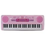 PYLE Piano for Kids – w/Microphone, Recording & Drum Pad, 49 Keys Music Keyboard, Musical Instrument for Kids Girls Boys 3 4 5 6 & Up, Portable Karaoke Keyboard w/Fun Animal Sounds- Pink