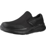Skechers Mens Flat Shoes, Black, 9 UK (10 US)