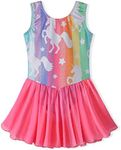 Girls Gymnastics Skirted Leotards B