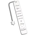 Bookmark for Women Men Book Lover Bulk Teacher Appreciation Gifts Coworker Leaving Birthday Thank You Graduation Retirement Christmas Valentine from Students Music Special Education Friend Boss Nurse